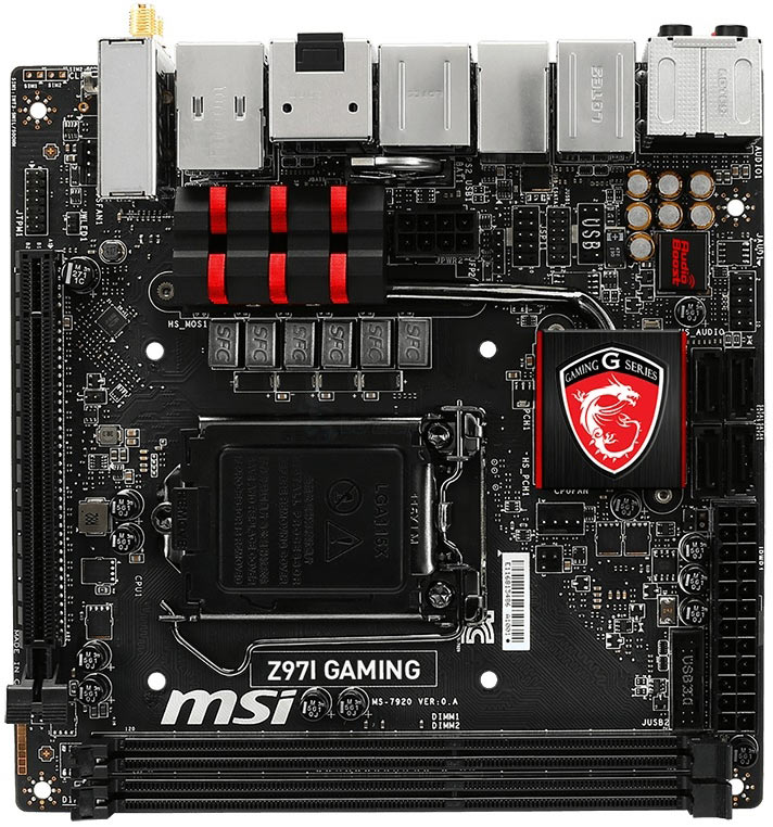 Les cartes mères Gaming Z97 et H97 de MSI se dévoilent et notamment en