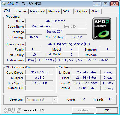 AMD Magny-Cours 3.2GHz overclocking