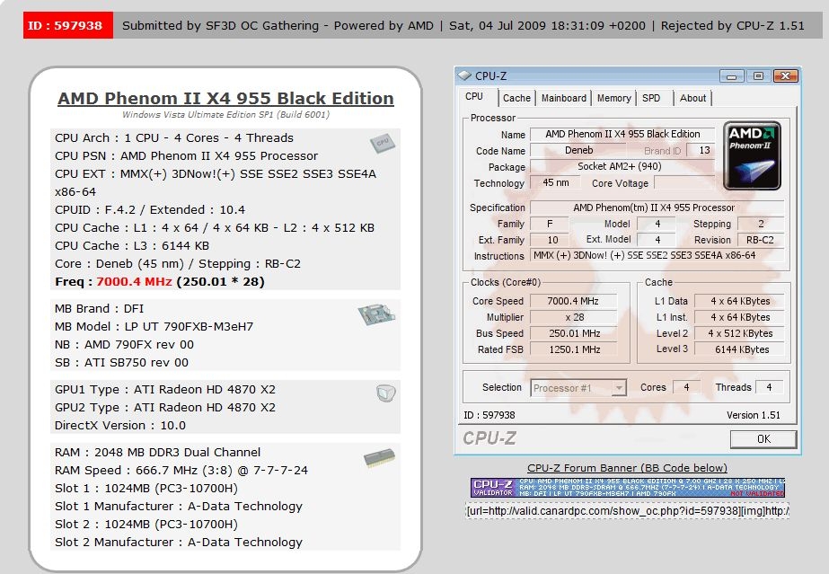 Phenom II 7GHz