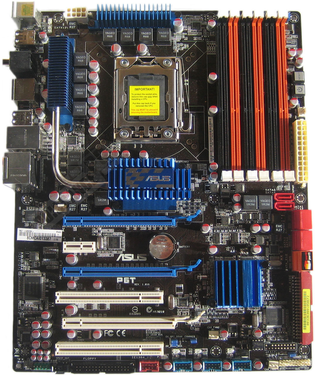 Comparatif cartes mères X58 photo Asus P6T