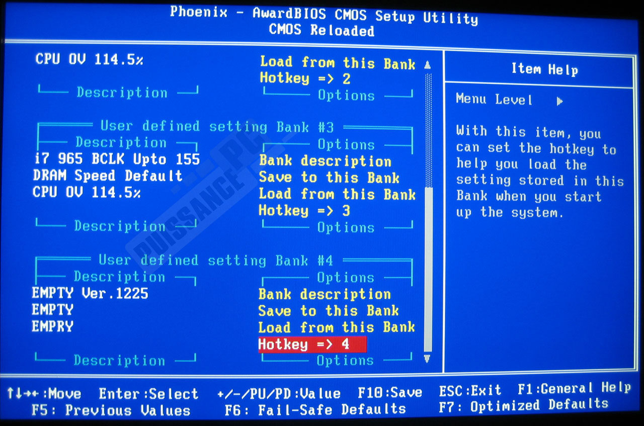 Comparatif cartes mères X58 bios DFI