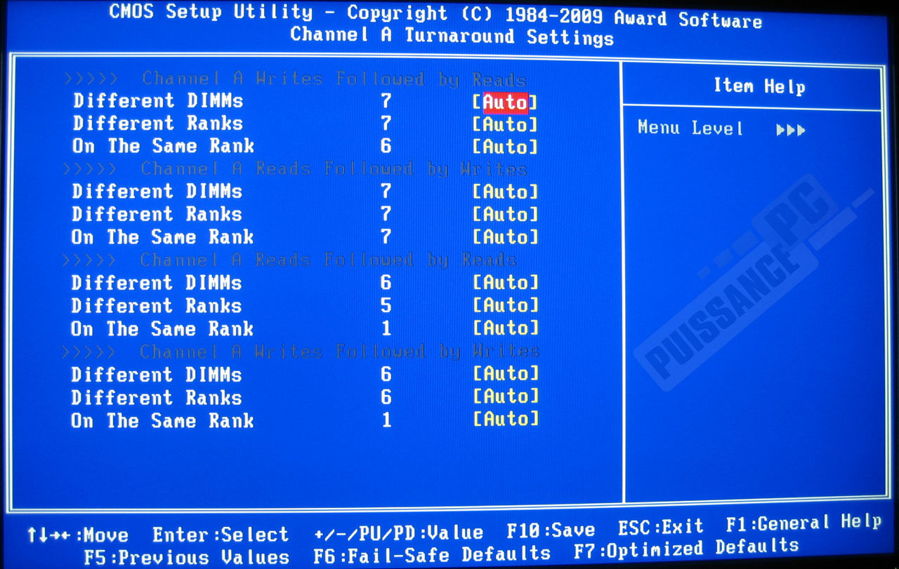 Comparatif cartes mères X58 bios Gigabyte