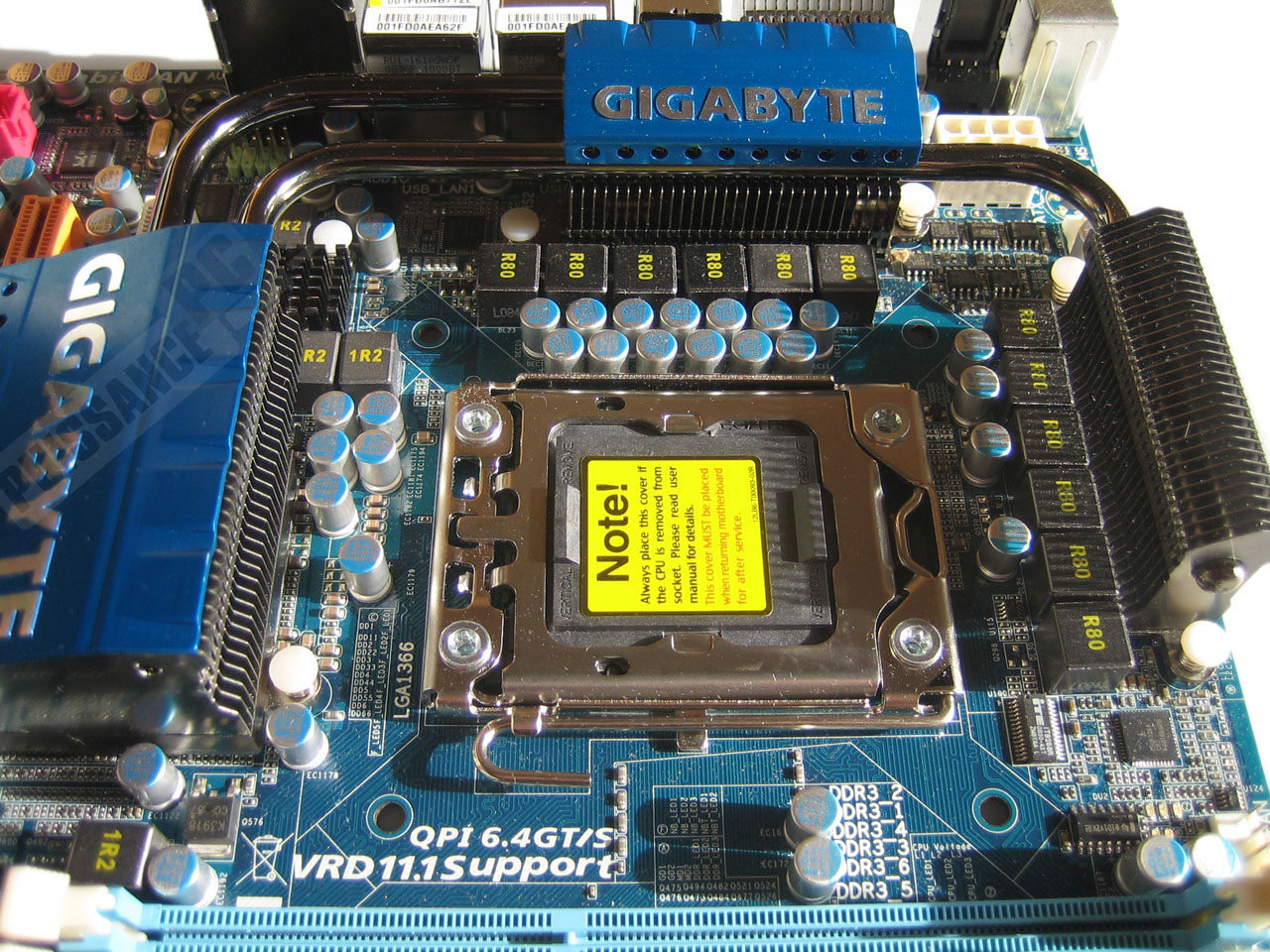 Comparatif cartes mères X58 photo Gigabyte