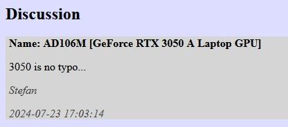 rtx 3050ad106m pcid