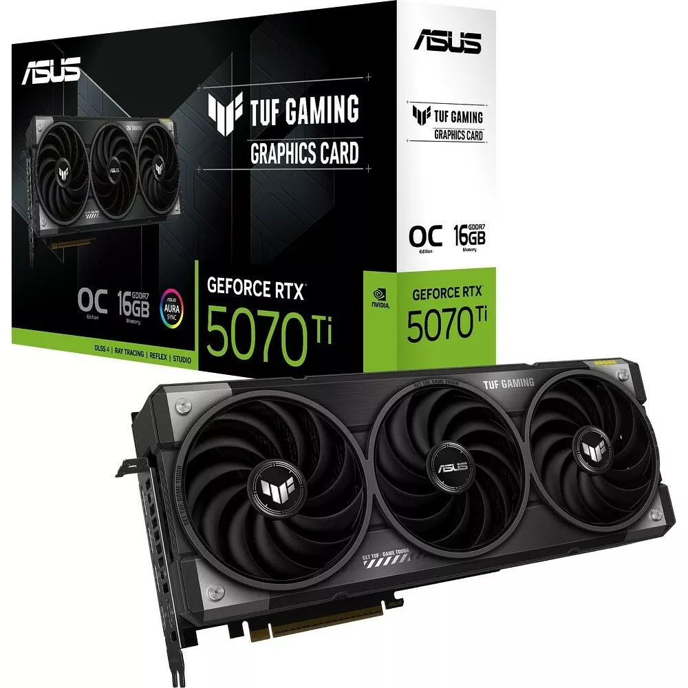 asus rtx 5070 ti tuf gaming boite