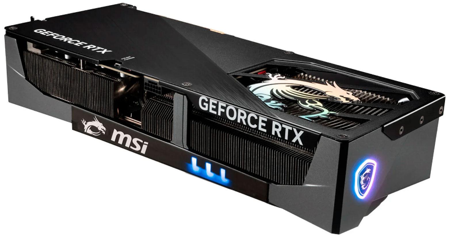msi rtx 5090 gaming trio arriere