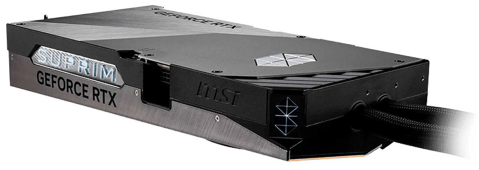 msi rtx 5090 suprim liquid arriere t