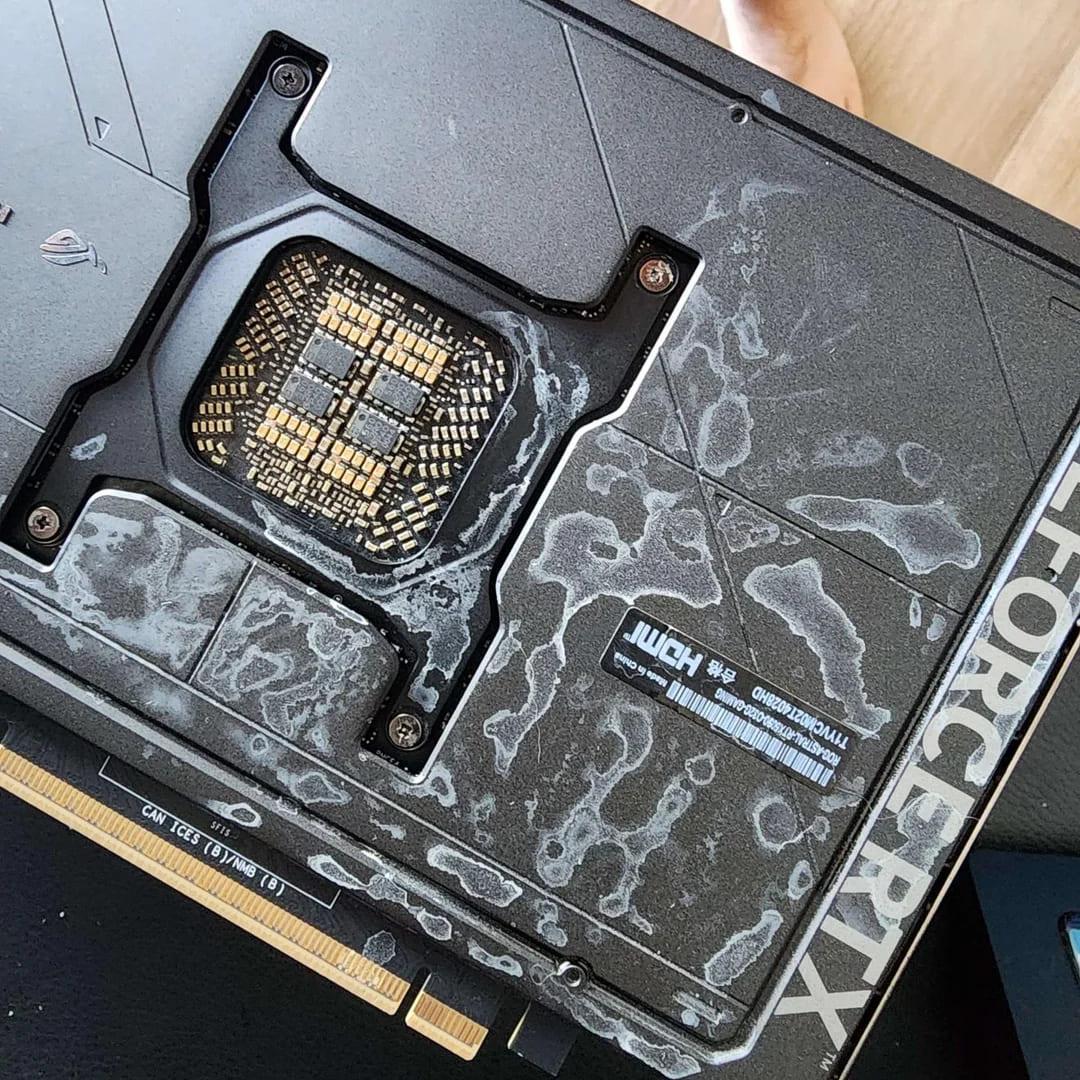 nzxts defective aio leaked on my rtx 50902