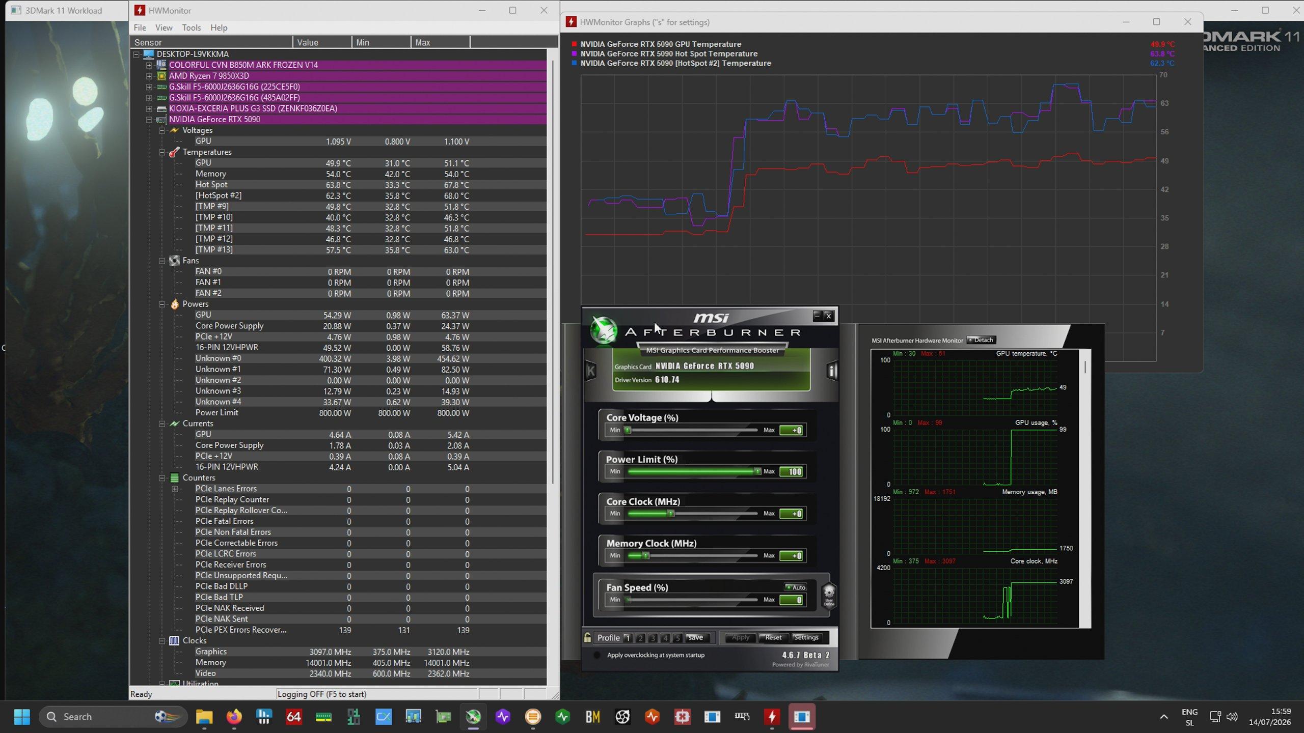 rtx 50 hotspot
