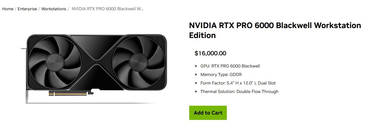 rtx 6000 pro blackwell