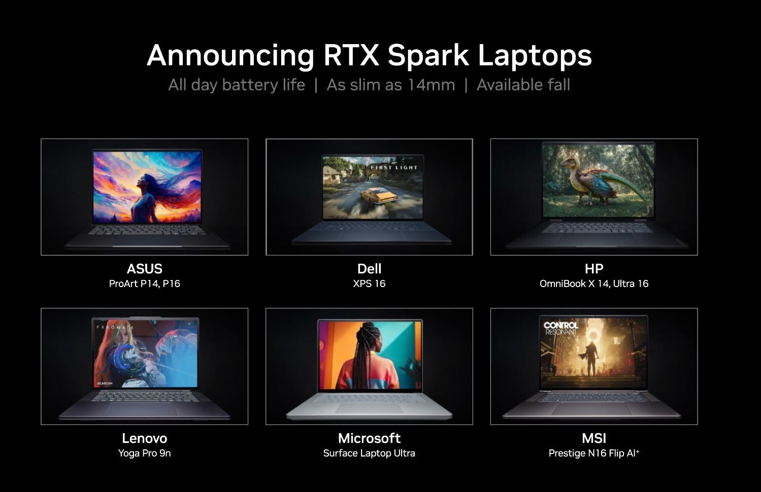 spark laptops