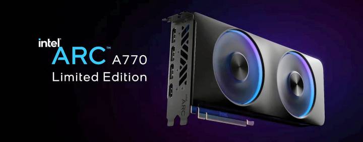 Intel officialise le lancement de l'Arc A770, qui l'eût cru !