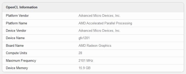 amd gfx 1201 geekbench aout 2024