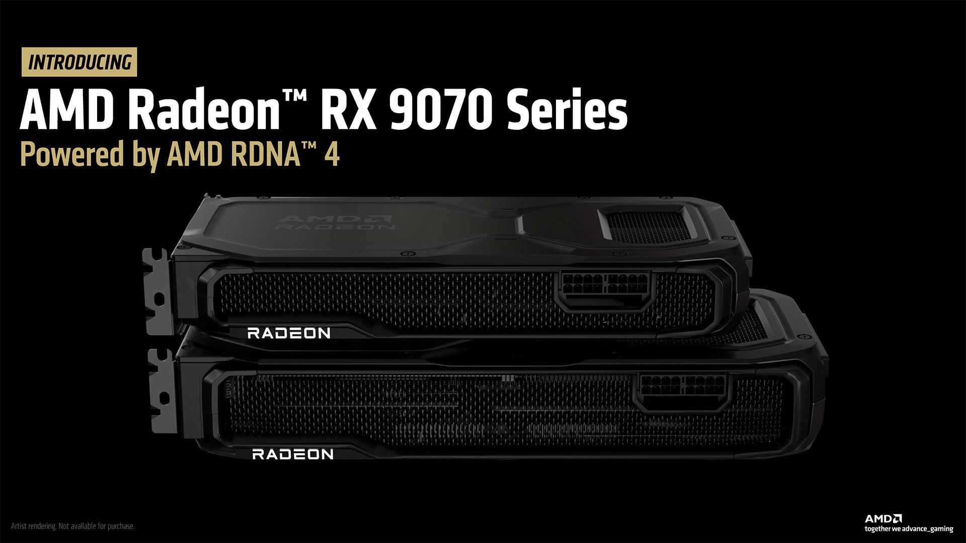 AMD dévoile les RX 9070 et 9070 XT : le haut de gamme RDNA 4 enthousiasme par sa tarification