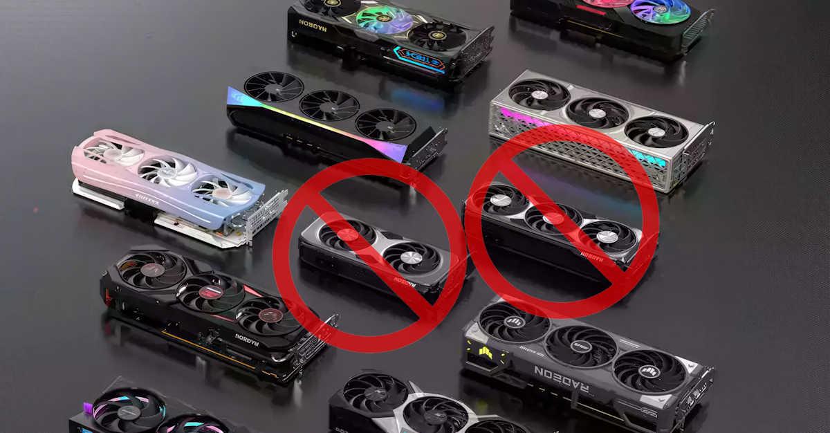 Faites une croix sur les Radeon RX 9070 MBA