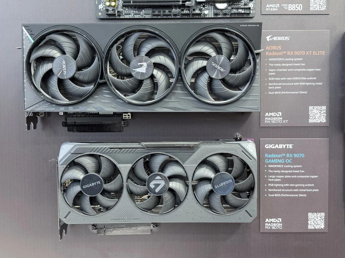 La Radeon RX 9070 XT à l'épreuve de ses deux premiers jeux