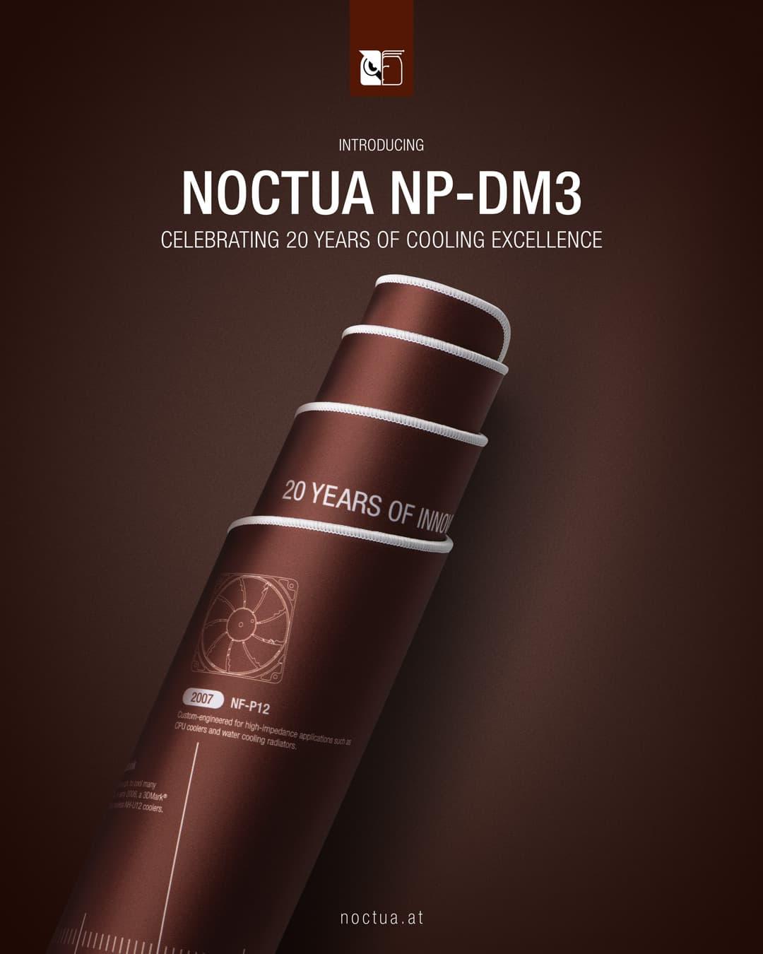 noctua 20th anniversary deskmat