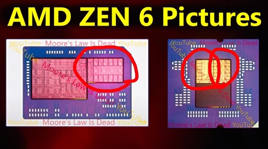 Les Ryzen Zen 6 proposeraient jusqu'à 24 coeurs CPU