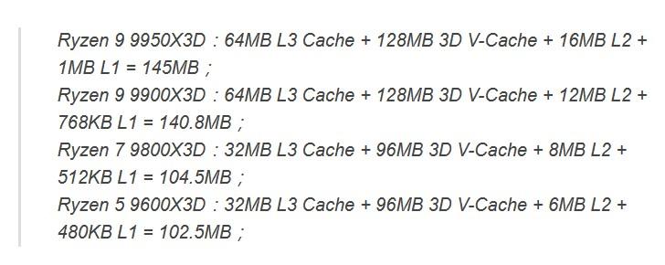 cache ryzen 9 x3d