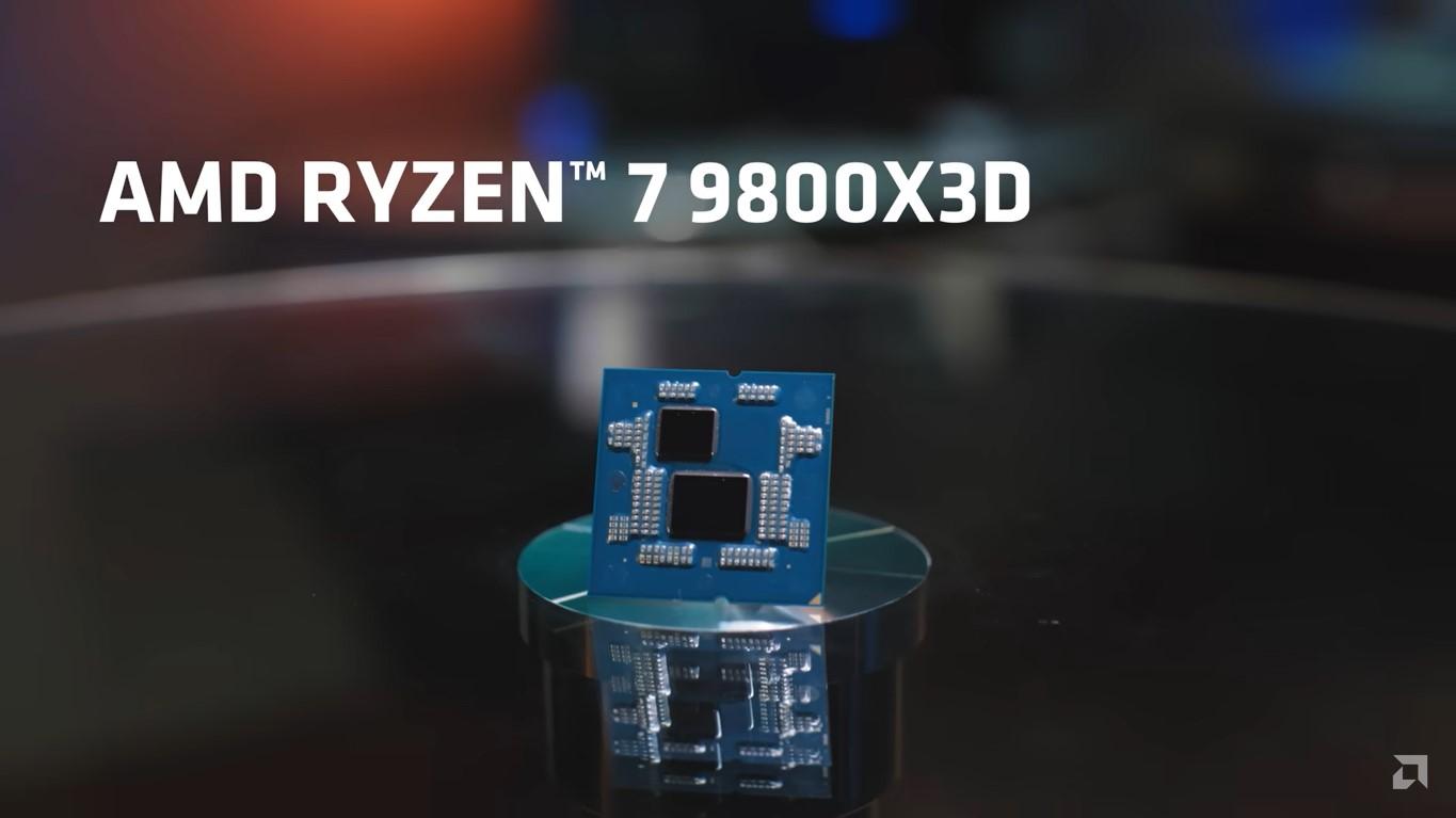 Le Ryzen 7 9800X3D a droit à un premier test assez farfelu