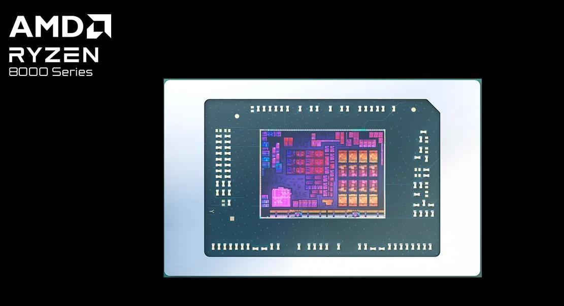 ryzen 8040 die amd comparaison