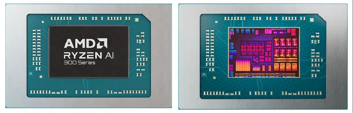 ryzen ai 300 die amd comparaison