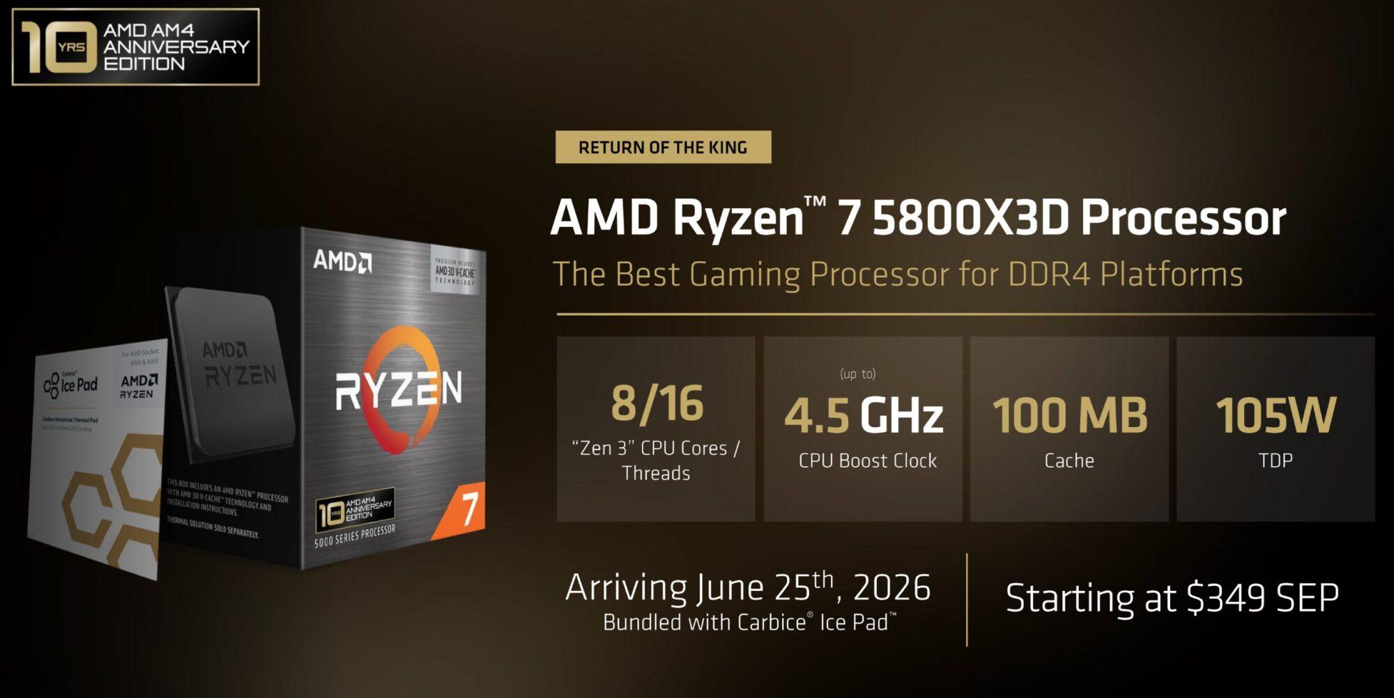 ryzen 7 5800x3d