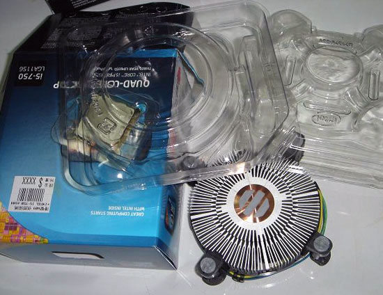 Core i5 750 bo&icirc;te