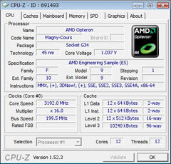 AMD Magny-Cours 3.2GHz overclocking [cliquer pour agrandir]