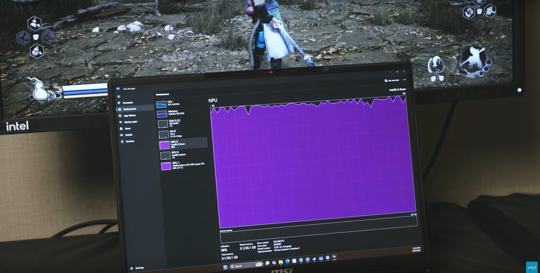 ai gaming coach intel