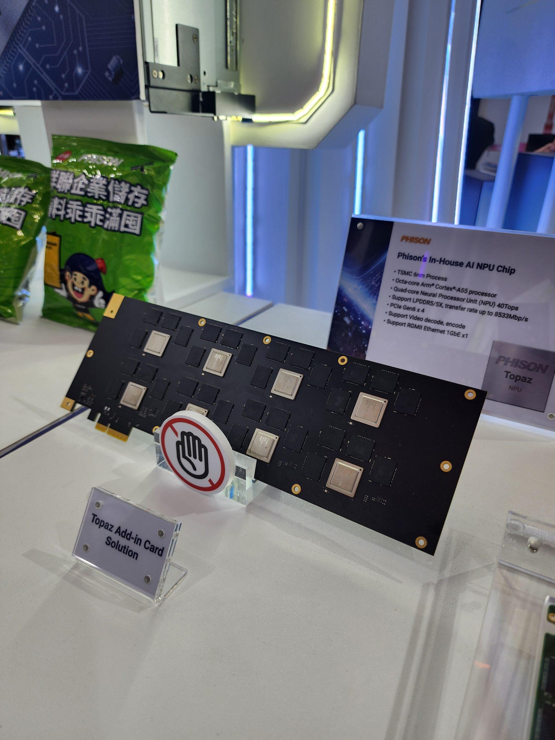 ai npu chip phison wccftech