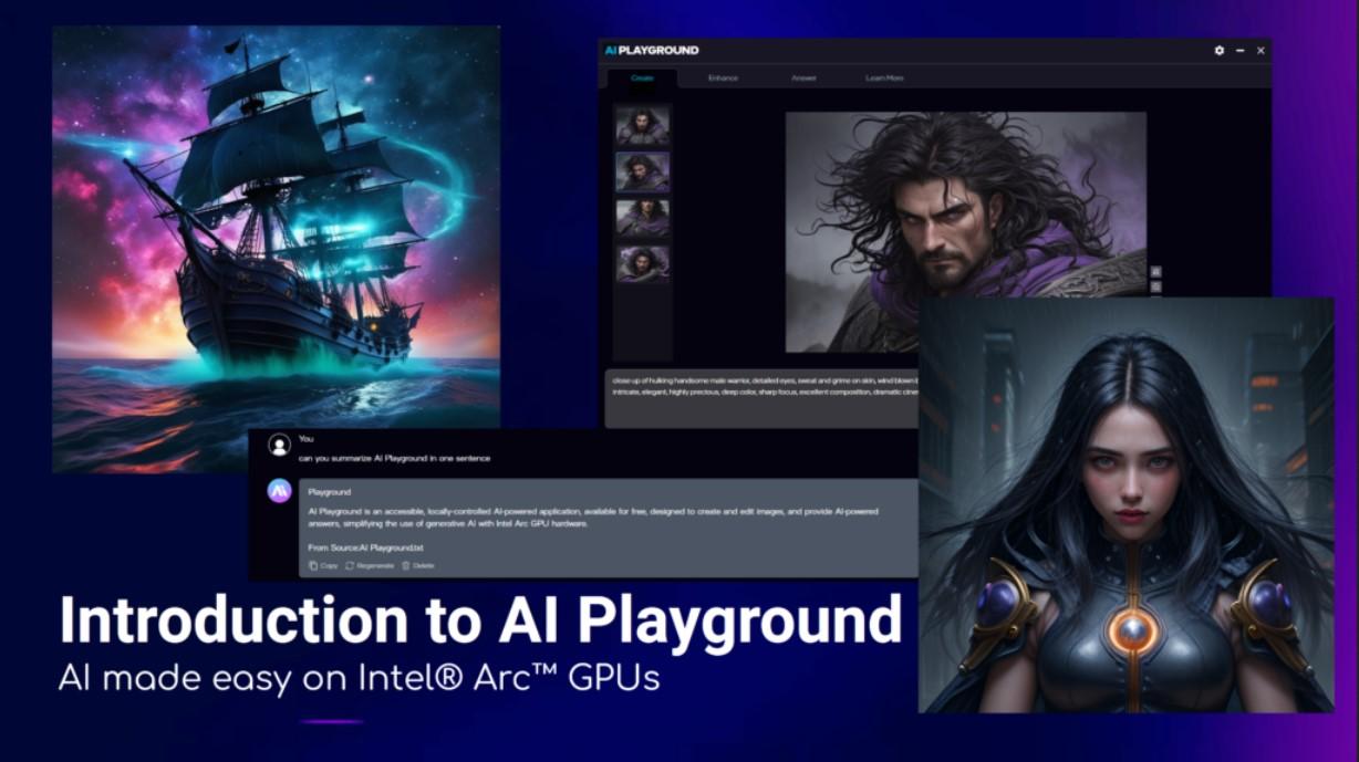 ai playground intel