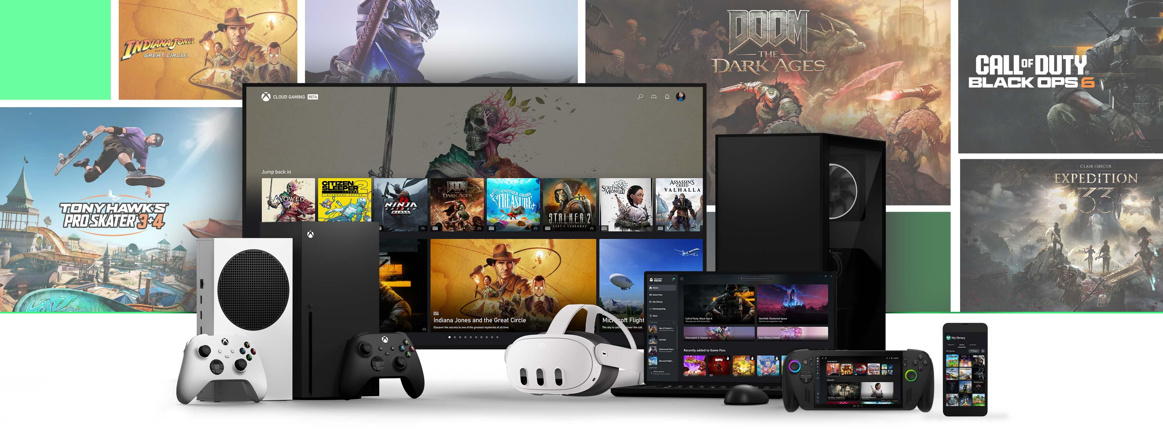 banniere game pass jouez sur tous vos appareils microsoft