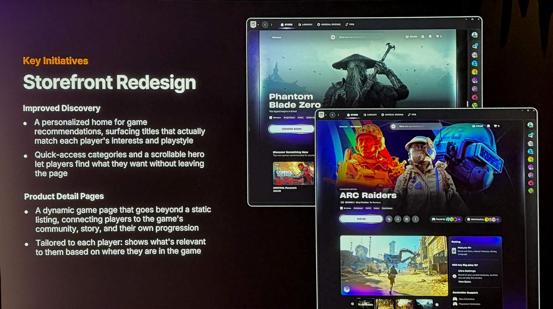 epic games store page daccueil