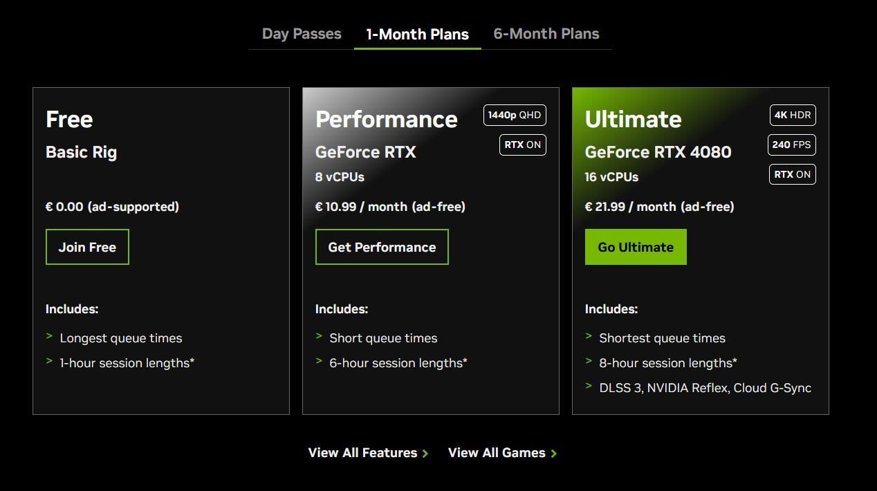 geforce now tarifs novembre 2024