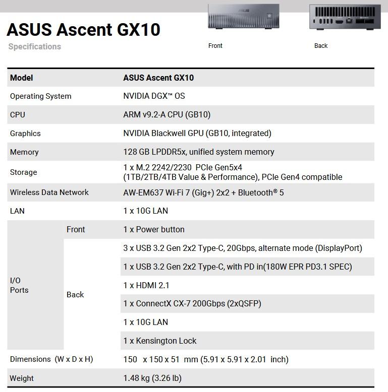 ascent gx10