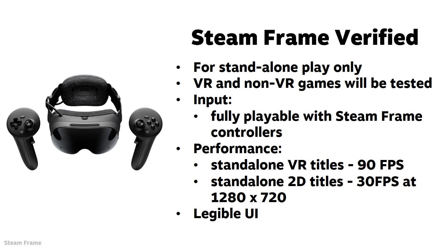 programme certification steam frame 2