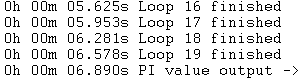 record super pi puissance pc