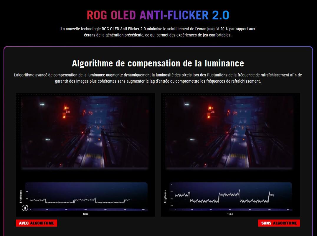 anti flicker asus rog