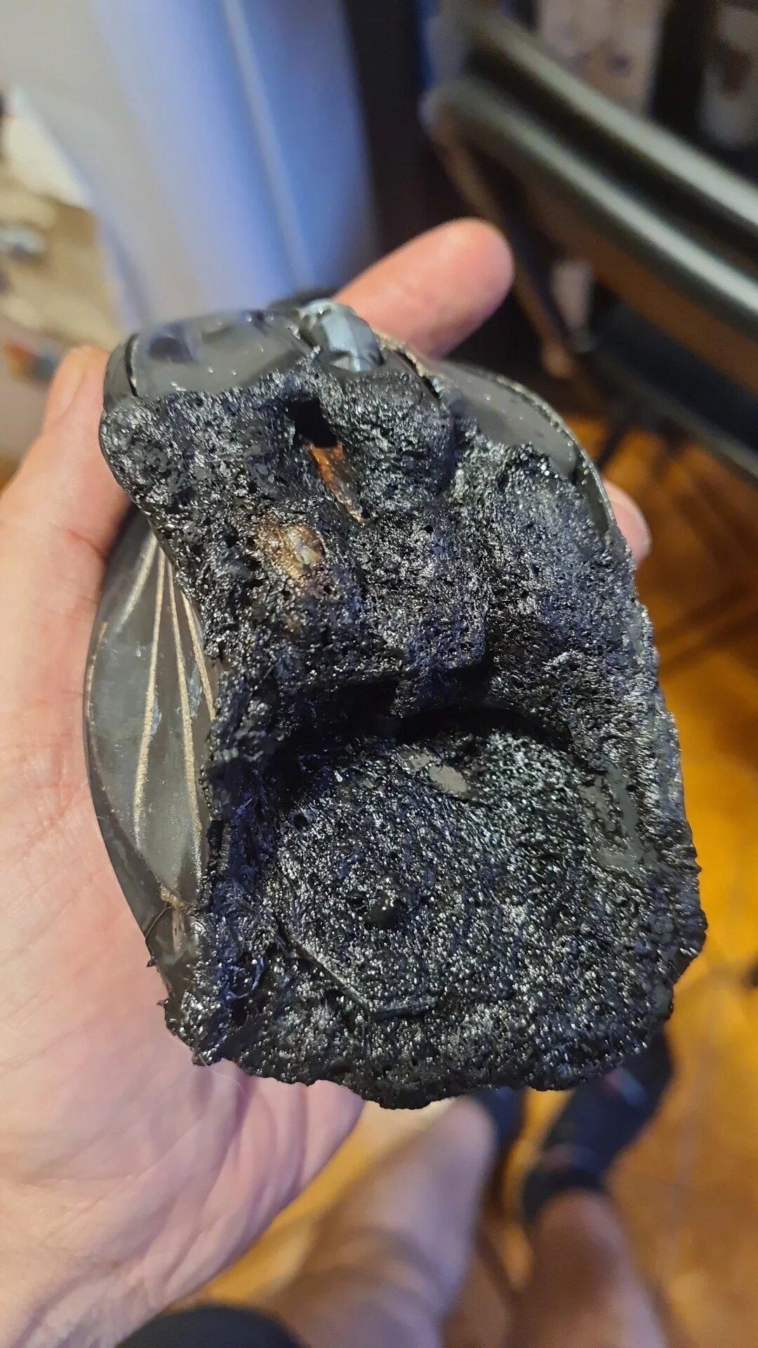 Une souris Gigabyte victime d'une combustion murine spontanée