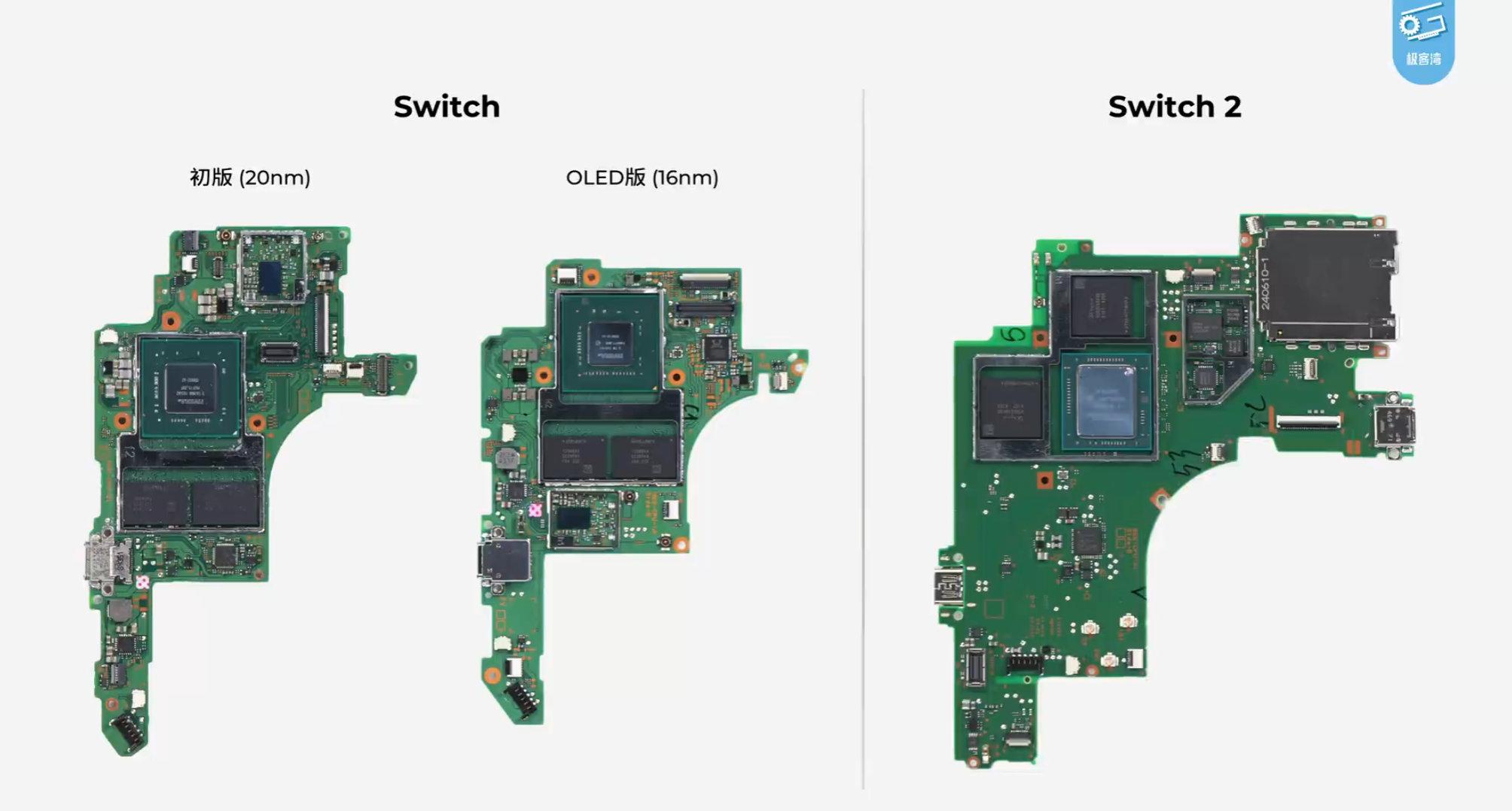 switch vs switch 2 pcb