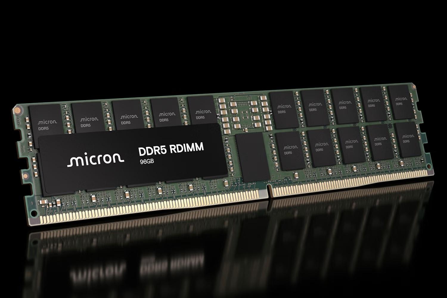 product ddr5 rdimm 96gb right black