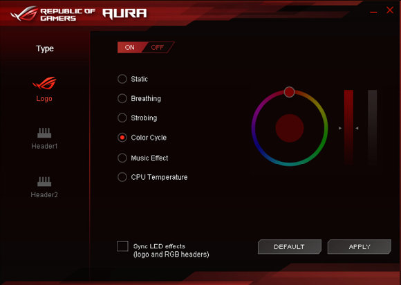 asus rog aura