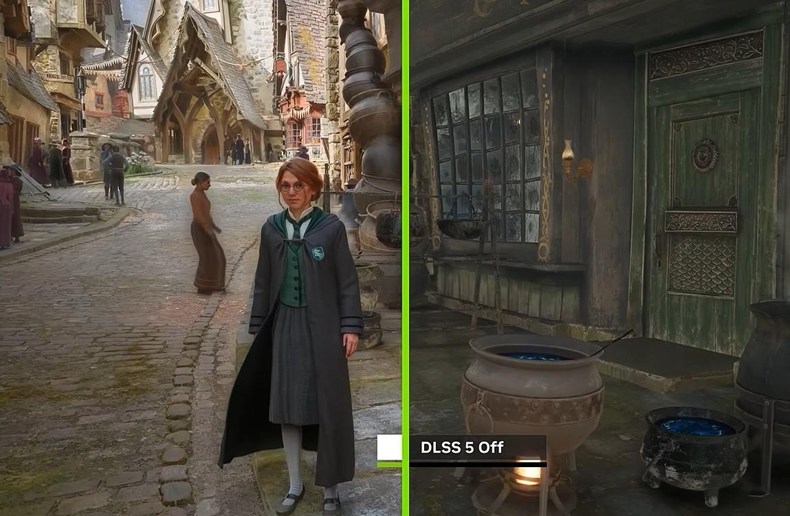 dlss 5 on vs off