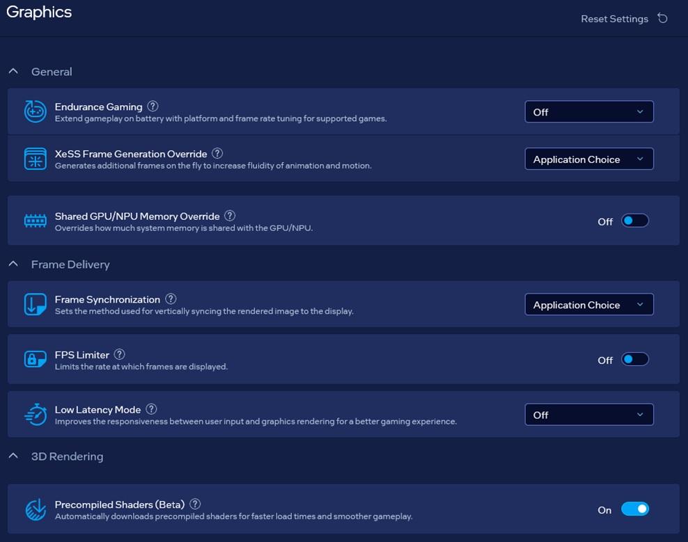 intel precompiled shaders for arc gpus software