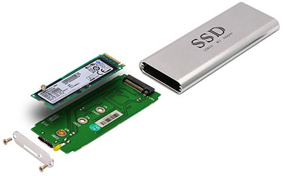 Voilà un boitier externe USB3 pour SSD au format M.2 ! - Le