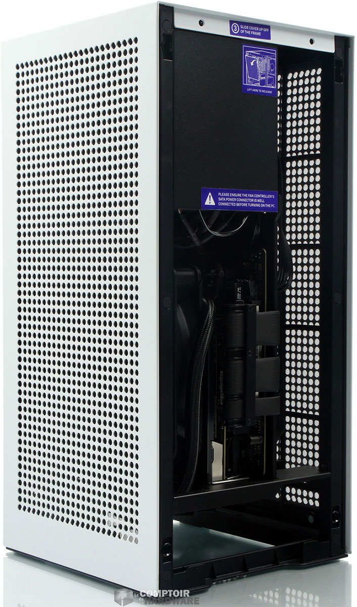 NZXT - Boitier PC H1 Mini-ATX avec alimentation 650W noir