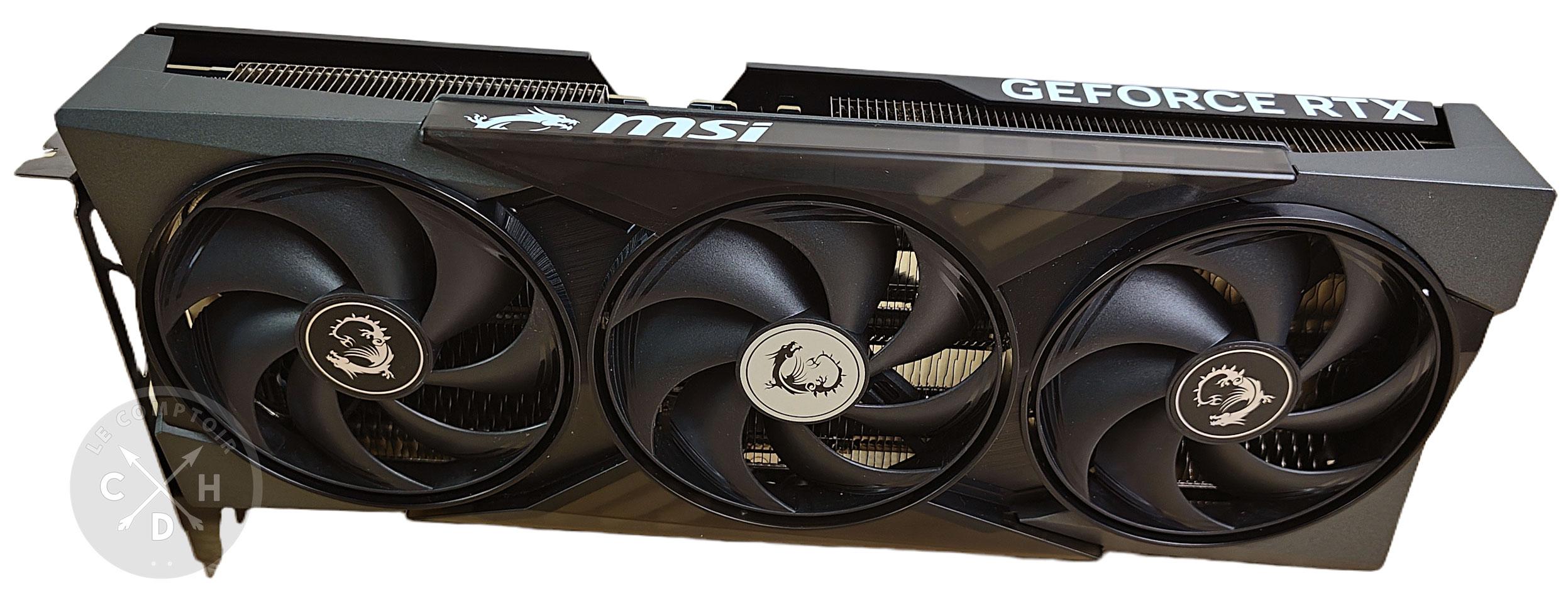 msi rtx 5060ti gaming trio oc./ face supérieure