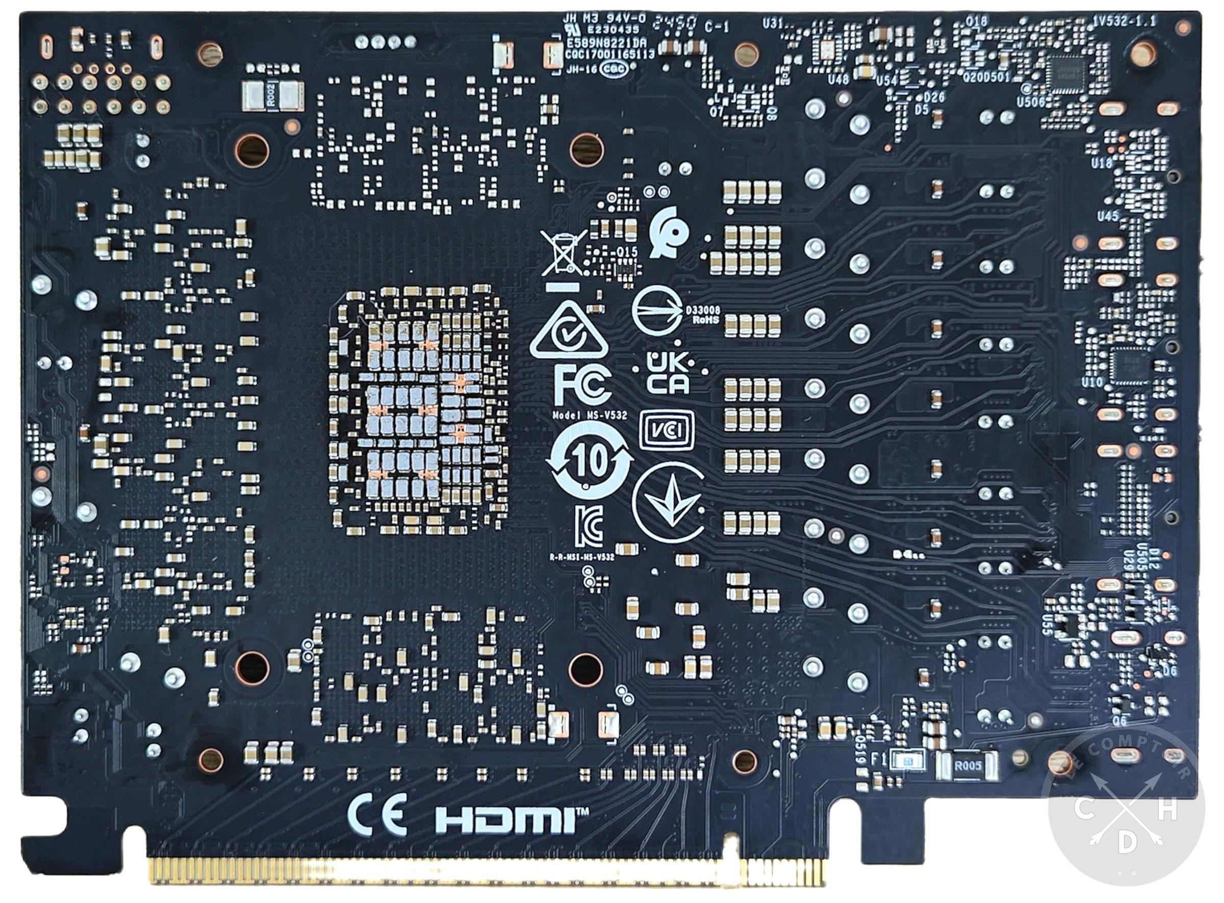MSI RTX 5070 12g inspire 3x oc pcb / verso