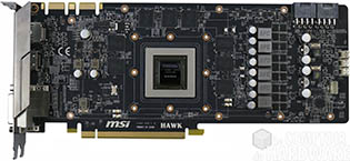 MSI N760 Hawk : carte nue [cliquer pour agrandir]